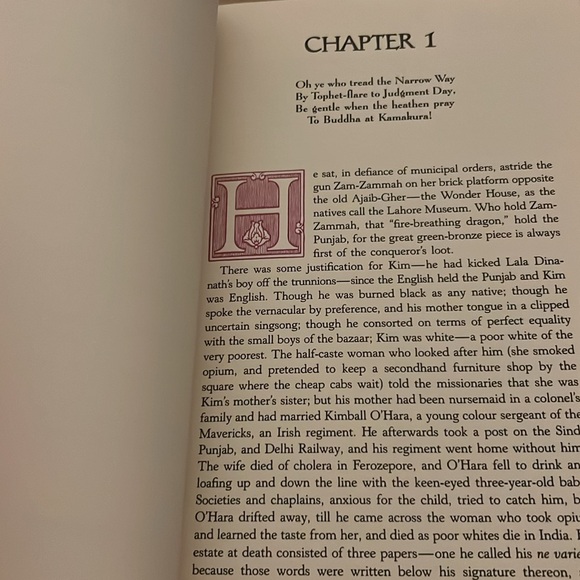 Rudyard Kipling Kim and Captains Courageous Hardcover Coffee Table Books - Picture 11 of 14